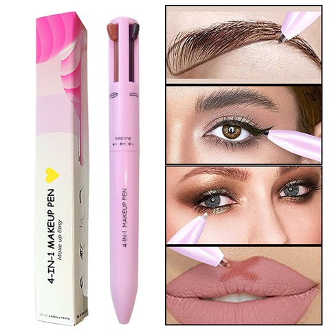 Lapiz de Maquillaje 4 en 1 Resistente al agua 100% original + ENVÍO GRATIS 🖊💄💋👁