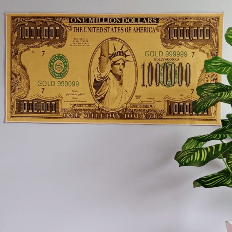 Alfombras DÓLAR 120cm x 60 cm: Tu Toque Mágico para Paredes y Pisos con Estilo y atraer el dinero 💵