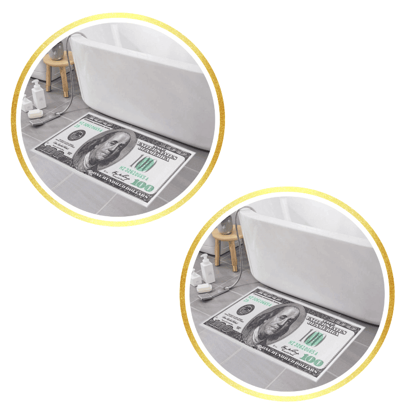 Alfombra Dólar Bienvenida 60cm * 40cm