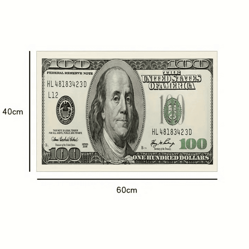 Alfombra Dólar Bienvenida 60cm * 40cm