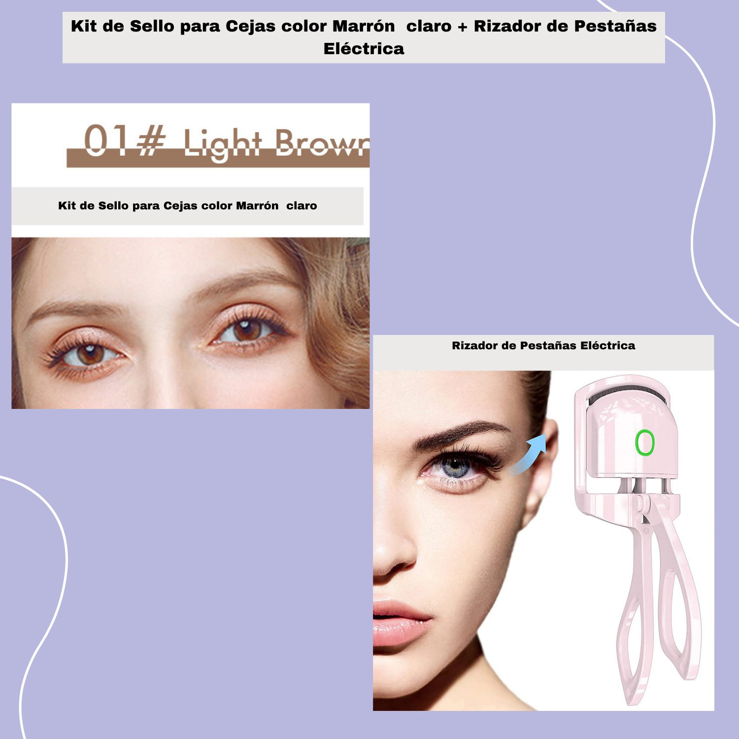 Kit de Sello para Cejas Perfectas + ENVÍO GRATIS